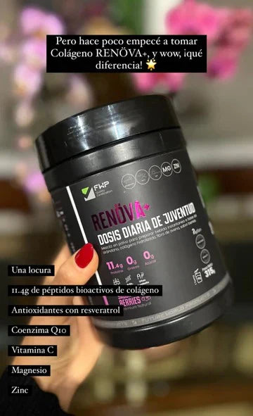 ⭐RENOVA ULTRA 3 EN 1  (Colágeno, Resveratrol y Q10 en su máxima potencia)⭐