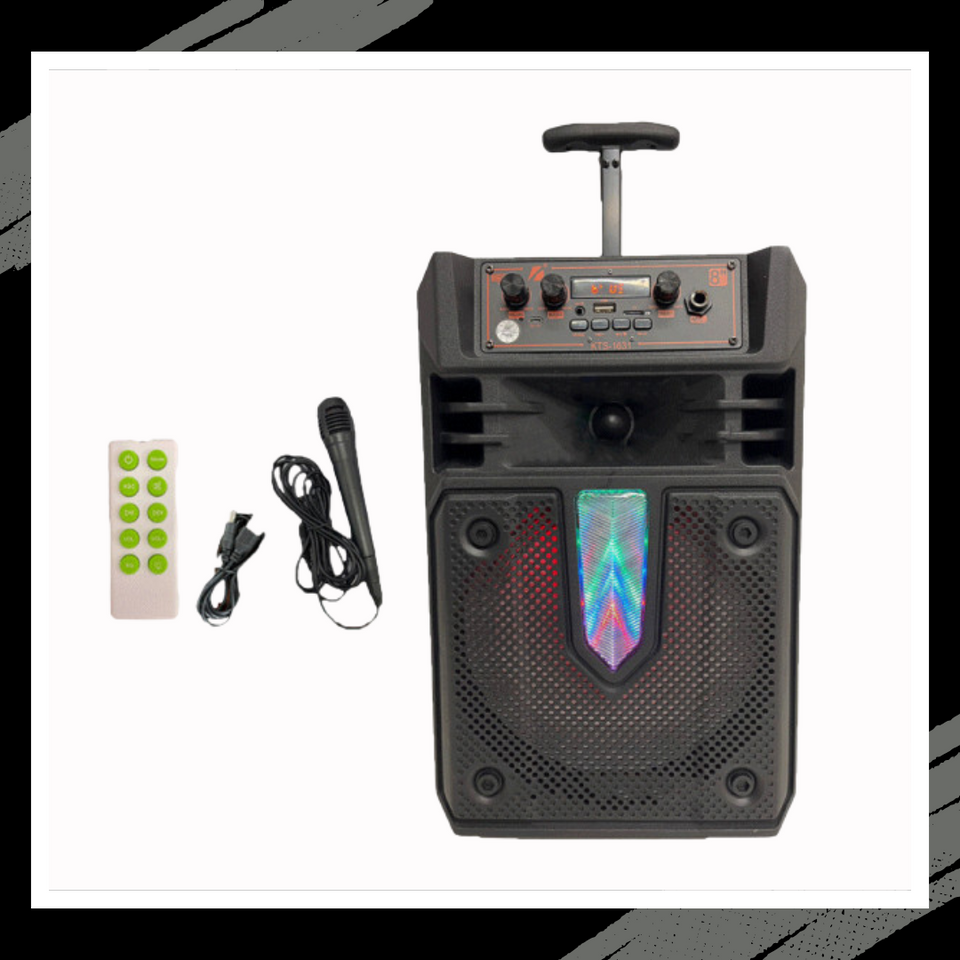 ALTOPARLANTE PREMIUM CON BLUETOOTH + MICROFONO + CONTROL REMOTO