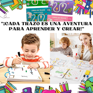 "Libro de Línea de Trazo Interactivo para Niños(as)"