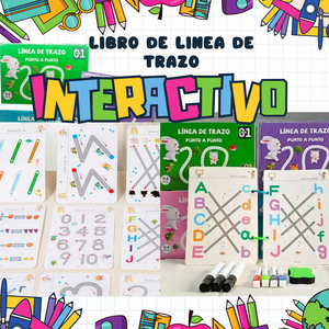 "Libro de Línea de Trazo Interactivo para Niños(as)"